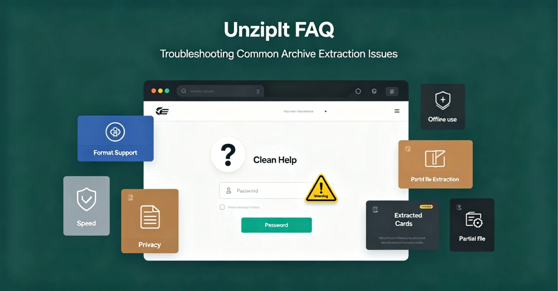 UnzipIt FAQ: Troubleshooting Common Archive Extraction Issues