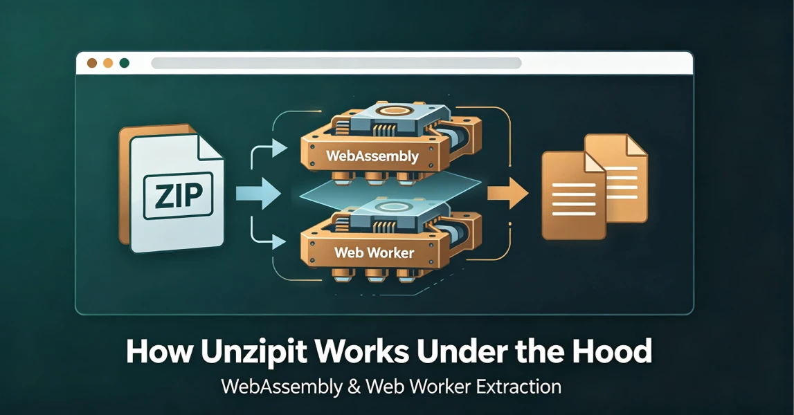 How UnzipIt Works Under the Hood: WebAssembly & Web Worker Extraction